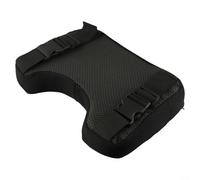 Rowing Machine Seat Cushion for Concept 2, High-Density Memory Foam Pad with Non-Slip Base, Breathable PU Cover for Tailbone Relief, Black