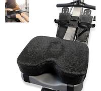 Rowing Machine Seat Cushion, With Custom Memory Foam, Washable Cover And Straps - Rowing Machine Cushion Alternative - Rower Accessories
