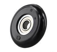 Rowing Machine Seat Roller Replacement with 8mm Inner Diameter 43mm Outer Diameter 11mm Thickness Steel Bearing Core (4pcs)