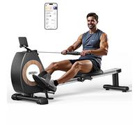 Rowing Machines for Home Gym Foldable Pro, Magnetic Folding Rower Machine,16 Levels of Quiet Resistance, 160kg/350lbs Capacity, App Compatible