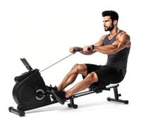 Rowing Machines for Home Use, Rowing Machine Max 120kg, Magnetic Rower with 8 Levels of Workout Resistance, LCD Monitor,Row Machine for Gym Exercise