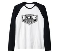 Rowing More Than A Sport Row Crew Team Rower Athlete Quote Raglan Baseball Tee