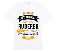 Rowing Nobody is Perfect But As A Rowing is Man Close to It! Comfort Colors Adult Heavyweight T-Shirt