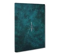 Rowing On A Lake In Sweden Canvas Print | Gallery Wrapped 30mm Frame Wall Art | 20x14 inches | Ready to Hang | Modern Landscape Picture | Living Room Bedroom Lounge Office