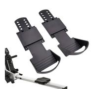 Rowing Pedal Replacement, Rowing Machine Pedals, 1 Pair Rowing Machine Foot Pedals - Non-Slip Texture Design Rowing Bike Foot Pedals for Daily Fitness