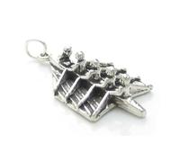 Rowing Team sterling silver charm pendant .925 x1 Rower Sculling charms