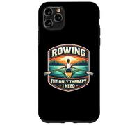 Rowing The Only Therapy I Need Row Crew Rower Quote Saying Case for iPhone 11 Pro Max