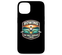 Rowing The Only Therapy I Need Row Crew Rower Quote Saying Case for iPhone 13