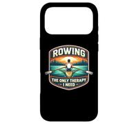Rowing The Only Therapy I Need Row Crew Rower Quote Saying Case for iPhone 17 Pro Max