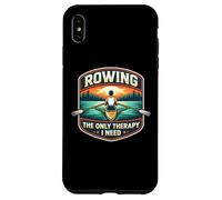 Rowing The Only Therapy I Need Row Crew Rower Quote Saying Case for iPhone XS Max