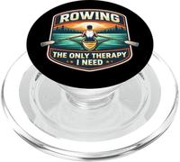 Rowing The Only Therapy I Need Row Crew Rower Quote Saying PopSockets PopGrip for MagSafe