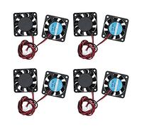 Rowiz 4 Sets (8pcs) 4010 DC 24V Brushless Cooling Fan, 40x40x10mm 2 Pin High Speed Small Fan for Computer CPU Cooler, Northbridge Southbridge, PC Fans, Hydraulic Bearing, Quiet 24dB