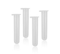 Rowiz 50PCS 10ml Plastic EP Lab Centrifuge Tube Vial Test Tube,Sample Bottle Test Tube with Round Bottom,Liquid Test Bottle with Graduation and Cap Packaging