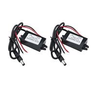Rowiz Car Power Converter DC 12V to 5V/ 3A Reduced Voltage Regulator Single Wire Output Power Adapter, Pack of 2