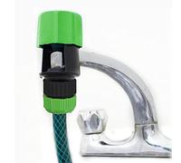 Rowjow Kitchen Tap Hose Connector Garden Hose-Adapter, Hose-Pipe-Tap Connector, Hose Connector, Hose to Tap Connector for Kitchen Sink Indoor Outdoor Tap (Green)