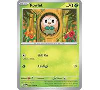 Rowlet 003/063 Common Reverse Holo Pokemon Card | Shrouded Fable Set | Scarlet & Violet Series | Titan Authenticated