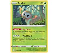 Rowlet 006/072 Common Pokemon Card (Shining Fates) + 1x TitanCards® Toploader