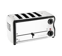Rowlett 1.8kW Esprit 4-Slot Toaster with 2x Additional Elements & Sandwich Cage | Chrome | CH181
