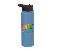 Rowlett Design College Texas LGBTQAI+ Stainless Steel Insulated Water Bottle