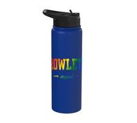 Rowlett Design College Texas LGBTQAI+ Stainless Steel Insulated Water Bottle
