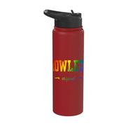 Rowlett Design College Texas LGBTQAI+ Stainless Steel Insulated Water Bottle