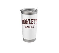 Rowlett High School HS Rowlett TX Retro Stainless Steel Insulated Tumbler
