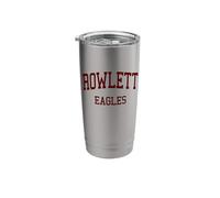 Rowlett High School HS Rowlett TX Retro Stainless Steel Insulated Tumbler