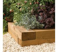 Rowlinson 0.9M Timber Sleeper - 2 Pack
