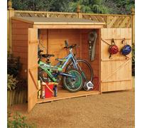 Rowlinson 2000L Shiplap Wallstore Garden Storage Box - Brown