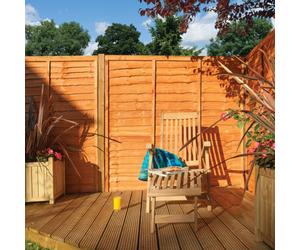 Rowlinson 6X3 Traditional Lap Panel Dip Treated Pack Of 3