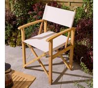 Rowlinson Ascot Folding Director's Chair - Natural, Brown