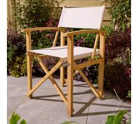 Rowlinson Ascot Folding Directors Chair - Natural