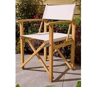 Rowlinson Ascot Folding Director's Chair - Natural, Brown