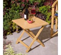 Rowlinson Ascot Folding Side Table, Brown