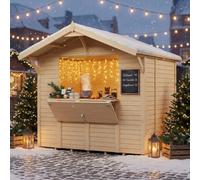 Rowlinson Bertilo Tongue & Groove Market Stall / Kiosk 8X6