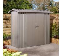 Rowlinson Brentvale 8x4 Premium Apex Metal Shed, none