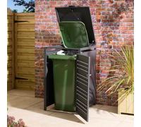 Rowlinson Chelsea Single Metal Bin Store - Anthracite