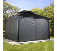 Rowlinson Curtains For Sojag Messina Gazebo 3.7M X 4.9M