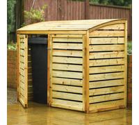 Rowlinson Double Timber Bin Store