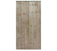 Rowlinson Featheredge Square Top Wooden Gate, Brown
