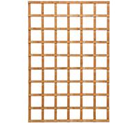 Rowlinson 4ft x 6ft Dip Treated Heavy Trellis Fence Panel - Honey Brown, Brown