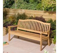 Rowlinson Hemsway 3 Seat Bench, Brown