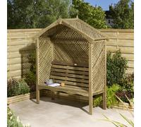 Rowlinson Marrakesh 3 Seat Arbour - Pressure Treated - Delivery Only