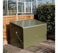 Rowlinson Olive Green Pent Garden Storage Box 6X3 Ft 1044mm 1770mm