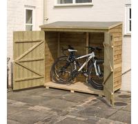Outdoor Overlap Wallstore - 640 x 1825 x 825mm - Natural Timber - Rowlinson