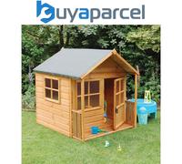 Rowlinson Playaway Childrens Wooden Garden Play House Cabin Lodge Veranda