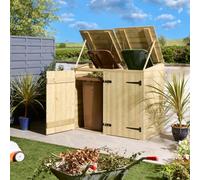 Rowlinson Premier Shiplap Double Bin Store