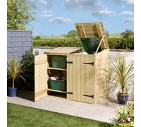 Rowlinson Premier Shiplap Single Bin Store With Box Store