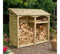 Rowlinson Premium Heritage Log Store - Double, Natural