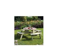 Rowlinson Round Picnic Table One Colour